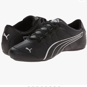 white puma cheer shoes